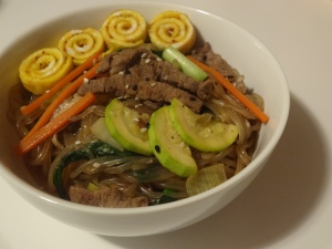 japchae with beef