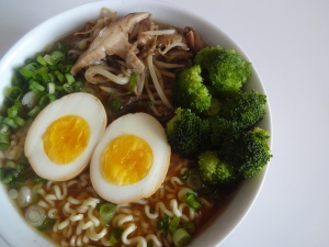 miso ramen with soft-boiled egg